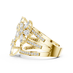 Marquise Flora Ring