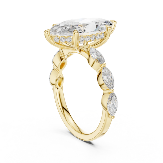 Marquise Solitaire Ring