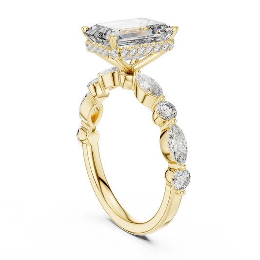 Emerald Marquise Ring