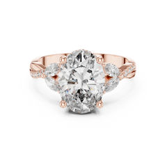 Oval Trio Accent Ring