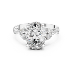 Oval Trio Accent Ring