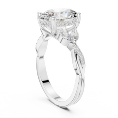Oval Trio Accent Ring