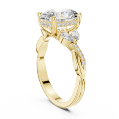Oval Trio Accent Ring