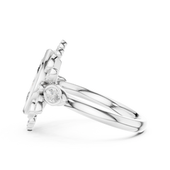 Marquise Sunburst Ring