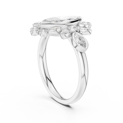 Marquise Sunburst Ring