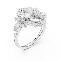 Marquise Sunburst Ring