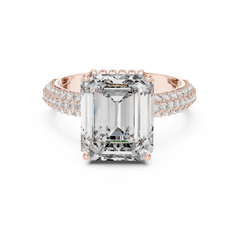 Emerald Pavé Statement Ring