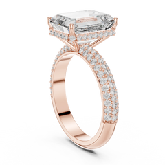 Emerald Pavé Statement Ring
