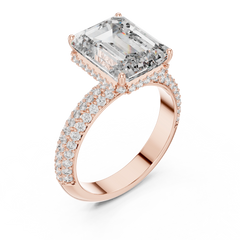 Emerald Pavé Statement Ring