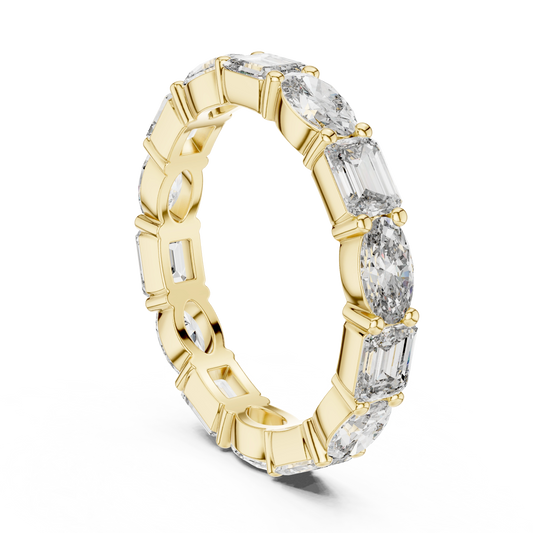 Multi-Shape Eternity Band