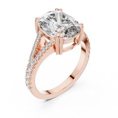 Cushion Split-Shank Ring