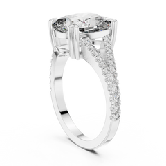 Cushion Split-Shank Ring