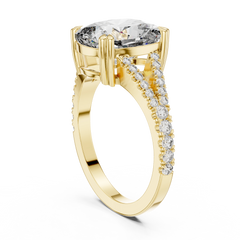 Cushion Split-Shank Ring