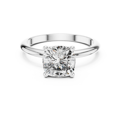 Cushion Solitaire Ring