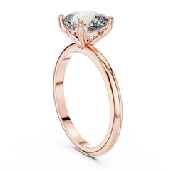 Cushion Solitaire Ring