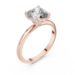Cushion Solitaire Ring