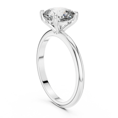 Cushion Solitaire Ring