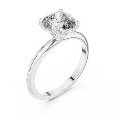 Cushion Solitaire Ring