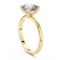 Cushion Solitaire Ring