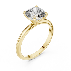 Cushion Solitaire Ring