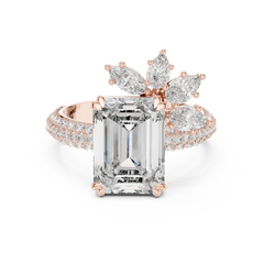Emerald Tiara Ring