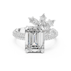 Emerald Tiara Ring