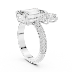 Emerald Tiara Ring