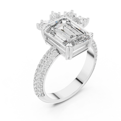 Emerald Tiara Ring