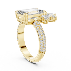 Emerald Tiara Ring