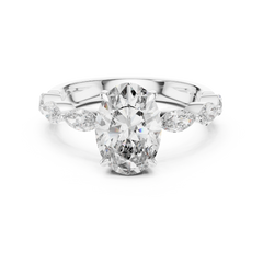 Oval Marquise Bloom Ring