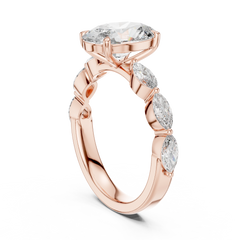 Oval Marquise Bloom Ring