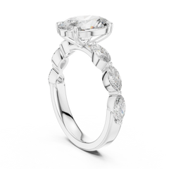 Oval Marquise Bloom Ring