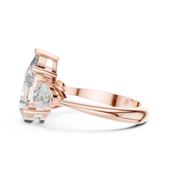 Pear Trilogy Statement Ring