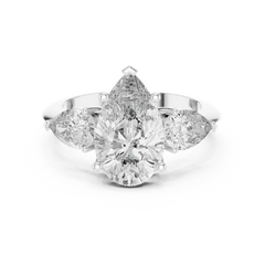 Pear Trilogy Statement Ring