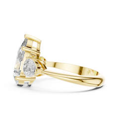Pear Trilogy Statement Ring