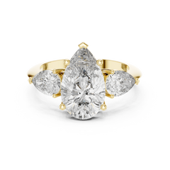 Pear Trilogy Statement Ring