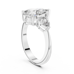 Pear Trilogy Statement Ring