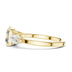 Asscher Architectural Ring