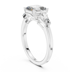 Asscher Architectural Ring