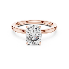 Elongated Cushion Solitaire