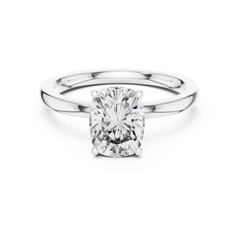 Elongated Cushion Solitaire