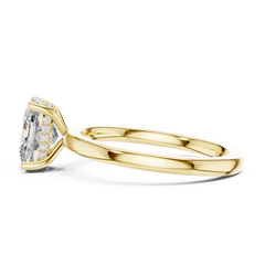 Elongated Cushion Solitaire