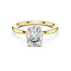 Elongated Cushion Solitaire