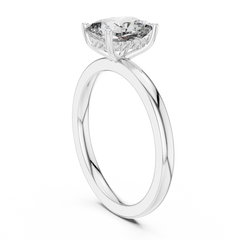 Elongated Cushion Solitaire