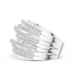 Criss-Cross Eternity Band