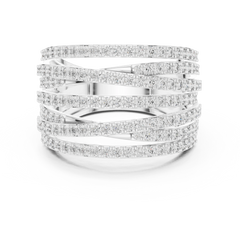 Criss-Cross Eternity Band