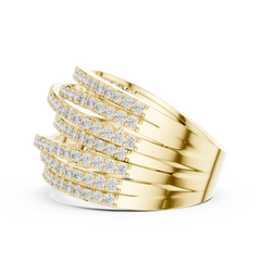Criss-Cross Eternity Band