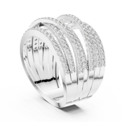 Criss-Cross Eternity Band
