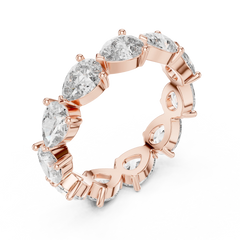 Aurevia Pear Cut Eternity Band
