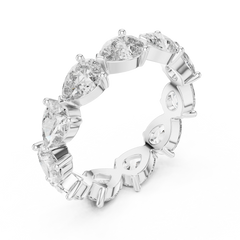 Aurevia Pear Cut Eternity Band